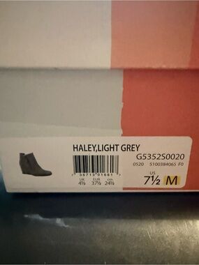 SOUL Naturalizer Haley Ankle Boots - Light Grey